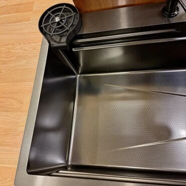 qab suşilka: Yeni Kvadrat Mətbəx çanağı, Paslanmaz polad, Pulsuz çatdırılma — 7