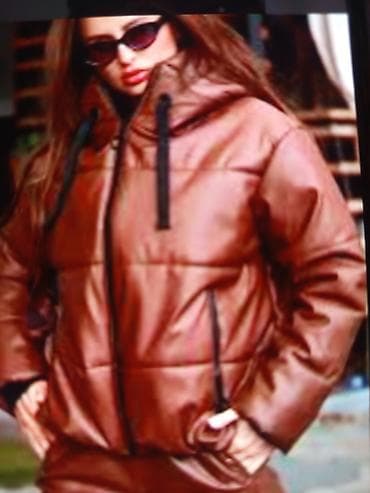 Baş geyimləri: Dəri kurtka, Mango, XL — 2