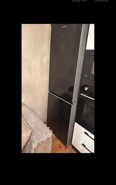 İşlənmiş 2 qapılı Hoffman Soyuducu Satılır, rəng - Qara, Dolab içi