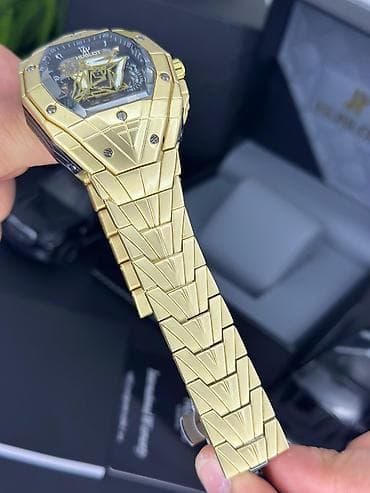 gaddar bileklik: Yeni, Qol saatı, Hublot, rəng - Qara — 3