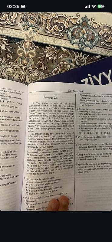 ingilis dili kurikulum: İngilis dili Testlər 11-ci sinif, DİM, 2-ci hissə — 4