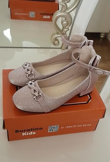 baletka: Buratino Kids qız uşaqları üçün ayaqqabı - Rəng: açıq çəhrayı — 2