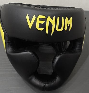 Dəbilqələr: Venum boks/kikboks baş qoruyucusu - Brend: VENUM - Rəng: qara-sarı - — 1