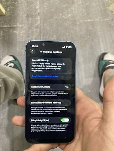 IPhone 13 mini, Mavi, Simsiz şarj
