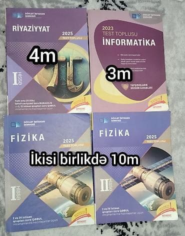 Testlər: DİM test və sınaq topluları paketi Tərkib: - Riyaziyyat 2025 Test — 1