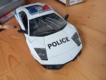 şaxta baba torbası: 1:14 miqyas Oyuncaq polis maşını – idman kupe üslubunda model — 2