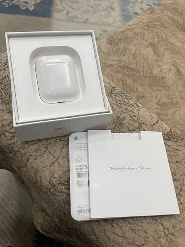 airpods qutusu: İşlənmiş Simli Qulaqcıqlar, Apple — 2