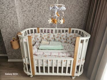 Qida məhsulları: Oğlan və qız üçün, Yumru, Beşik, Dəst ilə, Matras ilə, Yellənmə mexanizmsiz — 1