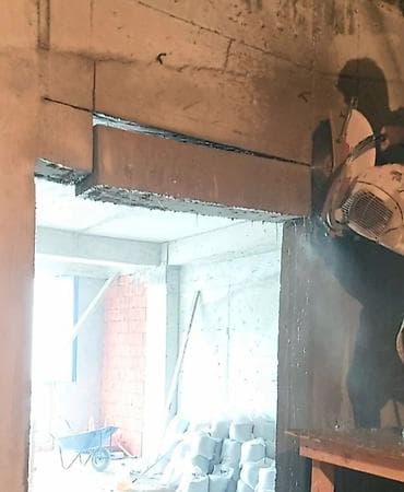 elekt: Beton kəsimi və deşmə xidməti - Armaturlu beton, daş və kərpic — 4