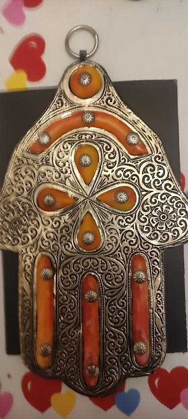 işlənmiş qəlyan: Оберег натуральный.! состав-Латунь,деревянная смола. размер-28/18 — 1