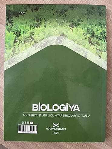 Biologiya – Abituriyentlər üçün tapşırıqlar toplusu (1696 test — 2