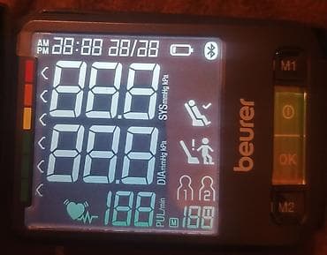 Tonometrlər: Tonometr Beurer BC 87 BT Alinan vaxtdan 1 2 defe islenib Teze kimidi — 4