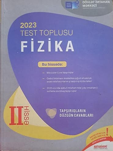 Fizika 11-ci sinif, 2023 il, Ünvandan götürmə lalafo.az -da Fizika 11-ci sinif, 2023 il, Ünvandan götürmə