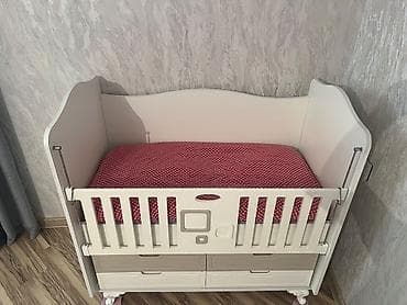 islenmis matras: Oğlan və qız üçün, İşlənmiş, Çarpayı, Matras ilə — 3