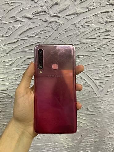 Samsung Galaxy A9, 128 ГБ, цвет - Розовый, Face ID — 1