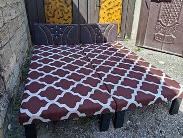 toz boya sobasi: Təzə çarpayılar. 1 nəfərlik çarpayılar 60 manat. 2 nəfərlik taxt 110 — 7