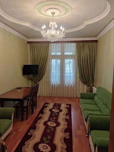 kirayə restoran: Nəsimi heykəli yaxınlığında, 4/4 mərtəbə, tam əşyalı iki otaqlı mənzil — 7