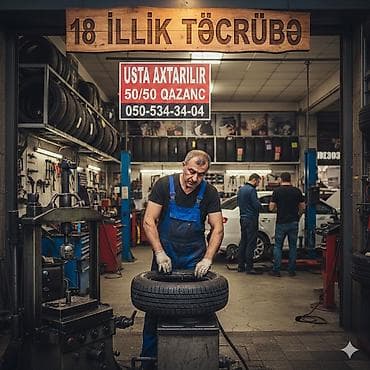 VULKANİZASİYA USTASI AXTARILIR (Mərdəkan) ​Mərdəkanın ən köhnə və