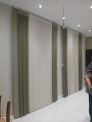 Jalüz pərdələr - Dizayn: İki və üçrəngli kombinasiya (bej/boz/aqrəv