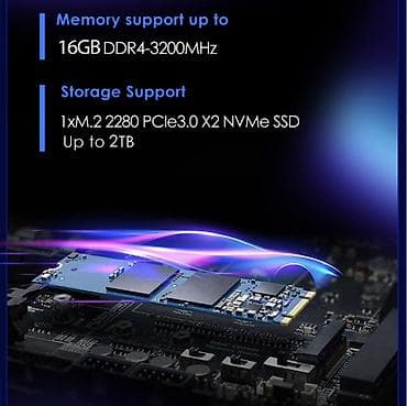 Korpuslar: Kompakt mini PC / mediabox 💻 *🖤 Şık qara korpus, ventilyasiya — 7