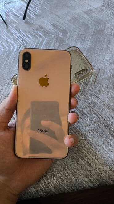 iphone x qutusu: IPhone Xs, 64 GB, Qızılı, Simsiz şarj — 3