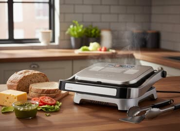 телефон fly iq4514 evo mobi 4: Гриль Sencor, цвет - Серебристый, Новый, Бесплатная доставка — 1