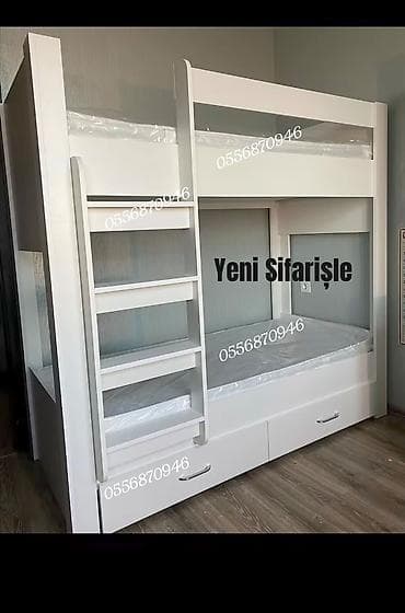 ber ber: Oğlan və qız üçün, Yeni, Çarpayı, Matras ilə, Siyirməli, Laminat — 5