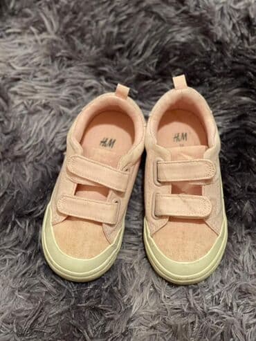 krassovkalar: Uşaq idman ayaqqabısı – H&M - Rəng: Açıq pudra/şam yemişi çalarlı — 3