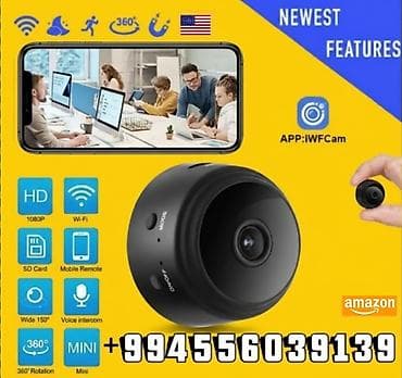 Mini Kamera Ultra HD 1080p Siqnalı ilə Simsiz Kamera lalafo.az -da Mini Kamera Ultra HD 1080p Siqnalı ilə Simsiz Kamera