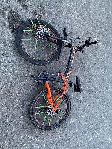Dağ velosipedi – Velobism (Sport) tək problem qabaq diski qırıqdır