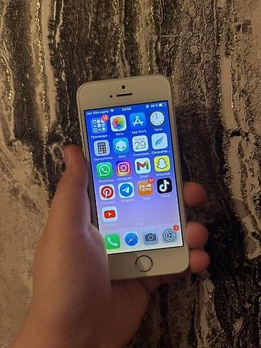 yeni iphone 5s: IPhone 5s, 16 GB, Gümüşü, Barmaq izi — 7