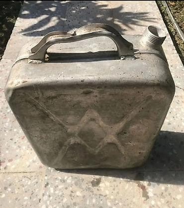 Metall bidon – 20 litr - Material: qalın metal (təxmini