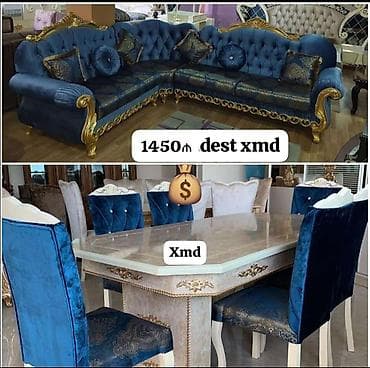 qonaq mebel destleri: Yeni, Masa və oturacaqlar, Divan — 1