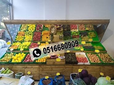 Meyvə-tərəvəz üçün vitrin Meyve vitrinləri vvitrin və mebellərin