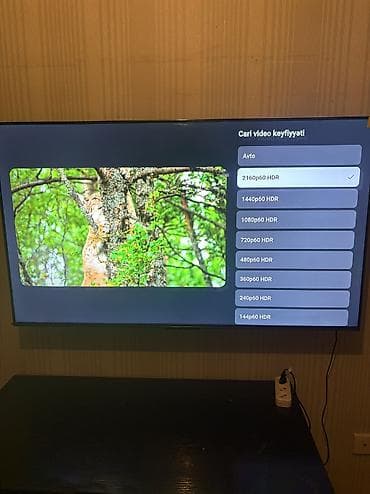 TV antenlər: İşlənmiş Televizor Hisense QLED 55" 4K (3840x2160) — 2