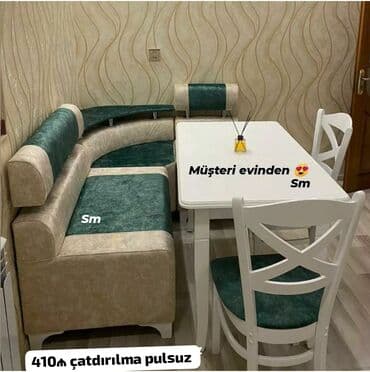 2ci əl divan kreslo: Yeni, Künc divan, Mətbəx üçün, Açılmayan — 23