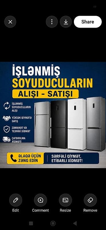 pencere qapi: Xidmət: İstənilən model işlənmiş və nasaz soyuducuların alışı–satışı — 2