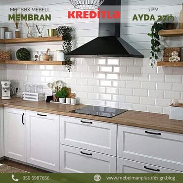 əncir cemi: Sifarişlə mətbəx dəsti, Özü çəkən petlələr, Sadə laminat, Kredit var, Pulsuz çatdırılma — 10