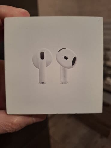 irşad airpods qiymeti: Simsiz (Bluetooth) Qulaqcıqlar, Apple, rəng - Ağ — 3