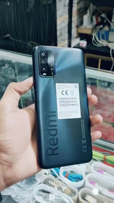 Apple iPhone: Redmi 9T, 64 ГБ, цвет - Черный, Отпечаток пальца — 1