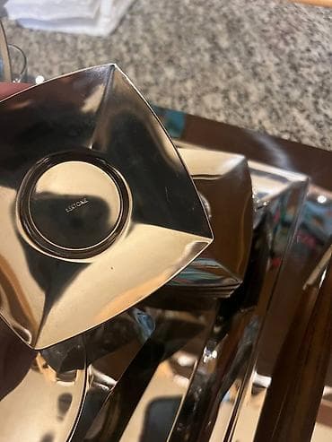 Çay dəsti, rəng - Gümüşü, Metal — 2