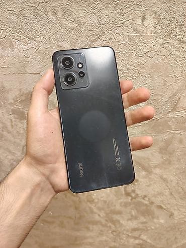 iphone pro max: Redmi Note 12, 128 GB, rəng - Boz, Barmaq izi, İki sim kartlı, Face ID — 4