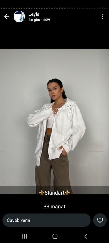 дождевик купить в баку: Qadın geyimləri – Yeni kolleksiya - 2-li dəst: ağ rəngdə şalvar + — 18