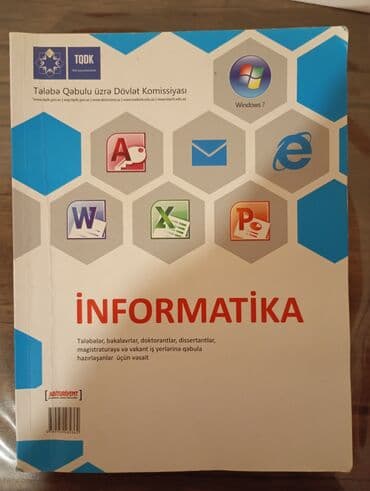 Məhsul: “İnformatika” dərs vəsaiti Təsvir: - Nəşriyyat: TQDK (Tələbə