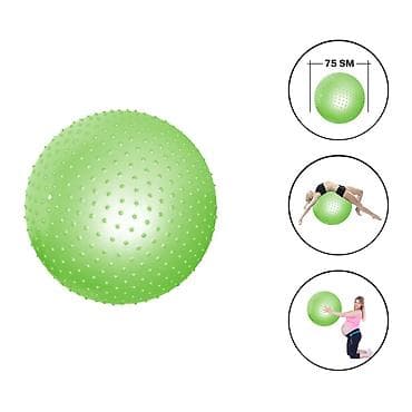 Toplar: Tikanlı pilates topu (75 sm),top,pilates topu 🪪 şəxsi̇yyət vəsi̇qəsi̇ — 1