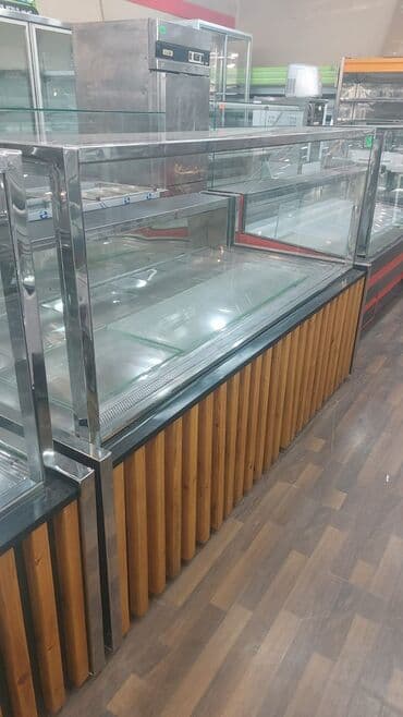 Zaslonkalar: Şirniyyat/vitrin soyuducu tezgah - Məhsul növü: Şüşəli vitrindən — 1