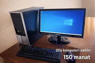 Satılır tam işlək masaüstü kompüter dəsti. Sistem yeni yığılıb, bütün
