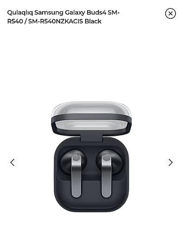 Samsung Galaxy Buds4 SM-R540 / SM-R540NZKACIS – Qara rəng. Yenidir