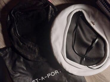 hicab geyimləri: Deri papaqlar luks marka — 2