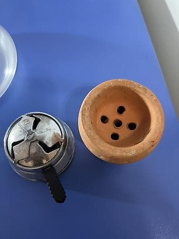 elekdron qəlyan: Ideal Qəlyan - Kompakt stolüstü nargilə: şəffaf şüşə kolba, qırmızı — 3